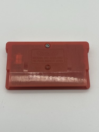 Pokemon Feuerrote Version Nintendo GBA (AUTHENTISCH, Cartridge spart & Batterie funktioniert - Bild 4 von 4