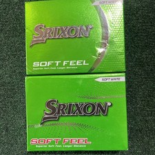 NEW Srixon Soft Feel Golf Balls 2 Dozen box w/ Logos