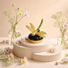 Estee Lauder 2003 Pleasures Solid Perfume Dragonfly Compact