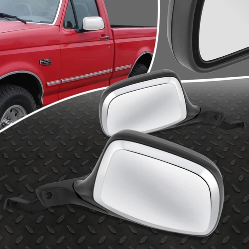 FOR 92-97 FORD F150 F250 BRONCO PAIR OE STYLE POWERED SIDE REAR VIEW DOOR MIRROR