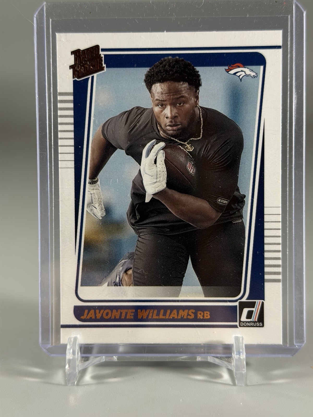 2021 Panini Donruss - Rated Rookie Javonte Williams #275 Portrait (RC)