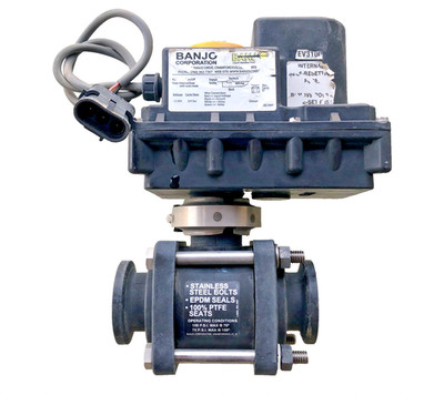 Banjo MEV100CF 1in Electric Ball Valve Actuator EV3100 Sprayer Solenoid 12v DC