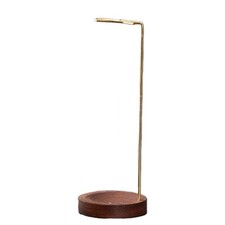 Wooden Incense Holder Upside Down Incense Holder with Brass Stand Incense5322