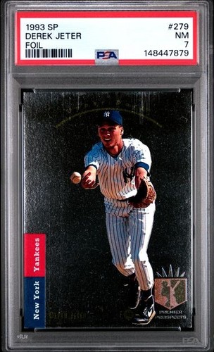 1993 SP #279 Derek Jeter RC card PSA 7