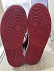 Jordan Air Jordan 1 Mid Red/Black Leather Colorblock Mid Top Lace-Up — photo 3