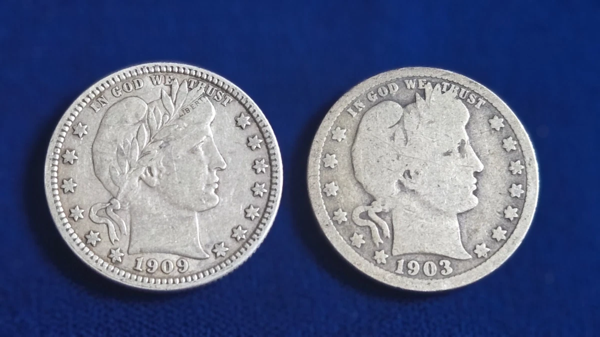 1903 Year Silver Barber US Quarters (1892-1916) for sale | eBay