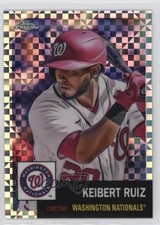 2022 Topps Chrome Platinum Anniversary X-Fractor Keibert Ruiz #71 7m3