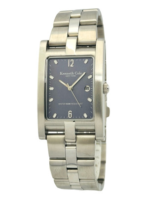 Jnyssk KENNETH COLE new york ブレスレット Kenneth Cole KC3228 Men's Blue Dial and Stainless Steel Links