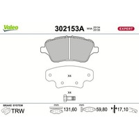 1X Bremsbelagsatz, Scheibenbremse Valeo 302153A Passend FüR Ford Ford USA
