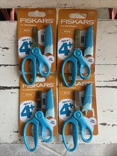 Set Lot 4 Fiskars Blunt Tip 5" Scissors for Kids 4-7 School Supplies Turquoise