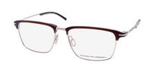 NEW PORSCHE DESIGN P8380 GLASSES FULL-RIM BROWN 55-16-145 MENS METAL PLASTIC