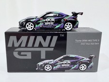Mini GT 1:64 Toyota GR86 HKS TYPE R 2022 Tokyo Auto Salon MGT01005-BL Diecast