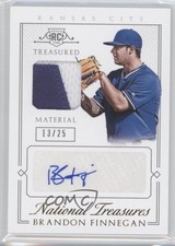 2015 Panini National Treasures Prime 13/25 Brandon Finnegan #33 Auto 4o3