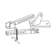 Stabilizer Assembly with Bracket - Right Hand fits Massey Ferguson 250 253 255