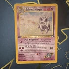 Pokémon Sabrina's Gengar 1st Edition Holo Rare Gym Challenge 14/132 Wizards 2000