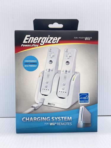 Energizer Power & Play Wii Charging System w/ 2 Battery Packs - NOS / SEALED