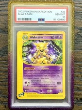 Imagen de Pokemon TCG 2002 Expedition Alakazam #33 PSA 10 Gem Mint *Low Pop