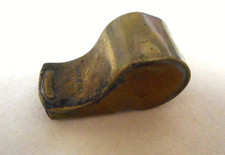 BRASS Vintage MILITARY Whistle MADE IN THE USA-w/out back ring