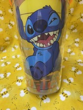 Disney  s Stitch Tumbler Lilo  Stitch Alien Smiling Plastic Cup With Lid