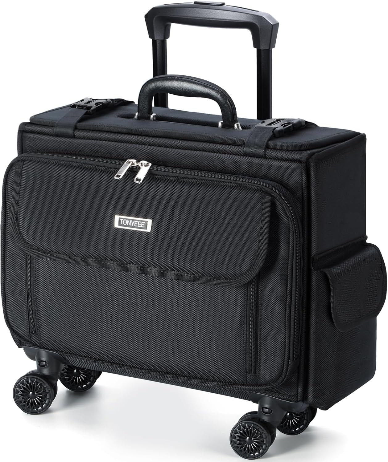 15.6" Wheeled Laptop Bag with 360&deg; Spinner Wheels for Easy Travel