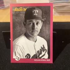 1991 Studio Nolan Ryan #128 Texas Rangers