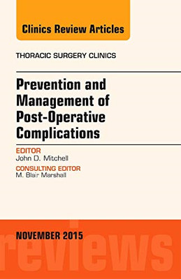 Prevention and Management of Post-Operative Complicatio - Hardback NEW Mitchell,