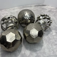 5 Decorative Balls Spheres Vase Filler Home Decor 3”-4”