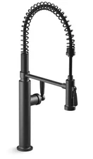 KOHLER EDALYN Pull Down Sprayer Kitchen Faucet Single Handle K-28360-BL