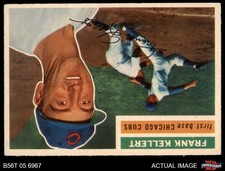 1956 Topps #291 Frank Kellert Cubs 5.5 - EX+