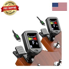 Compact Clip-On Tuner for Guitar, Ukulele More Effortless Tuning At Hand