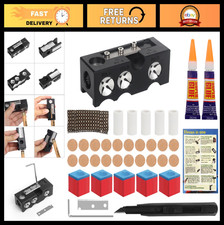 11-in-1 Pool Cue Tip Replacement Kit - Billiards Repair Tool with 20 Tips  5 Ch