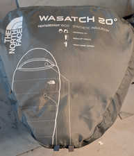 The North Face Wasatch 20F/-7C Sleeping Bag, Blue/Grey, REG-RH Free Ship