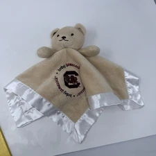 Lovey South Carolina Gamecocks Logo Baby Fanatic Satin Back Security Blanket Toy