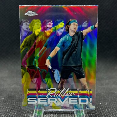 Andrey Rublev 2024 Topps Chrome Tennis Served Insert #SER-AR
