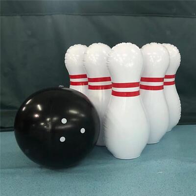 Riesige aufblasbare Bowling Pins - Outdoor Rasen Bowling Spielset für Kinder -