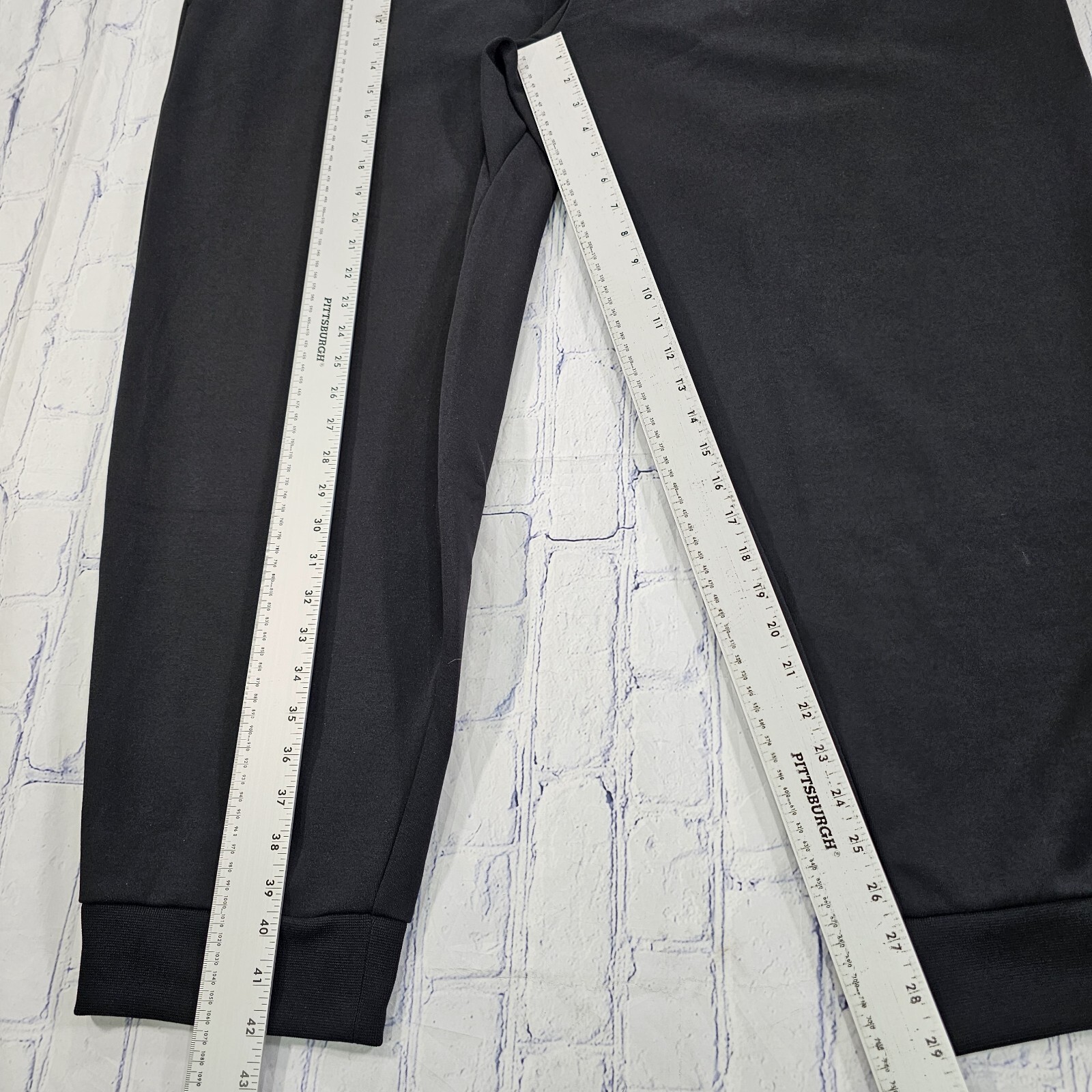 PONY Polo Ralph Lauren pantaloni jogger neri lavorati a maglia pile DA UOMO TAGLIA 4XB