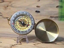 Pocket Brass Watch Style Compass Out Door  Camping And Hiking I348