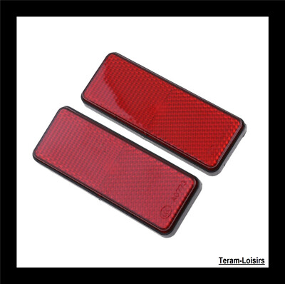 REFLECTORES ROJO Y BLANCO CON SOPORTES