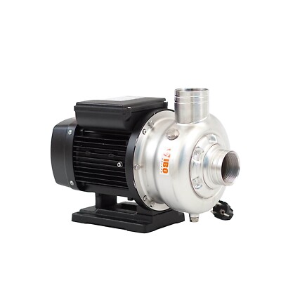 IBO Edelstahl Industriepumpe Förderpumpe Kreiselpumpe 1100W 30000 L/h 1,2 bar