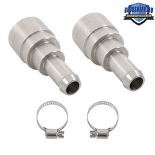 2 conectores de manguera de refrigerante de núcleo de calentador para Silverado Tahoe Suburban 1998-2014