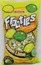 Frooties Lemon Lime Candy (360 Count Bag) Tootsie Bulk Candies Fruities 2.42 LBS