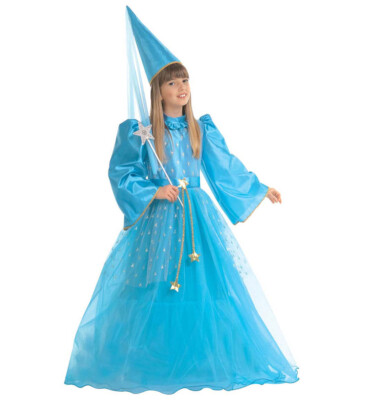 Zauberfee Fee Kleid Petticoat Gürtel Hut Schleier Kostüm Größe 158 13-11 years