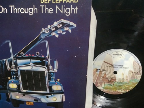 Def Leppard On Through The Night Mercury 1980 LP Vinyl Record SRM-1 3828 *VG++* - Picture 3 of 3
