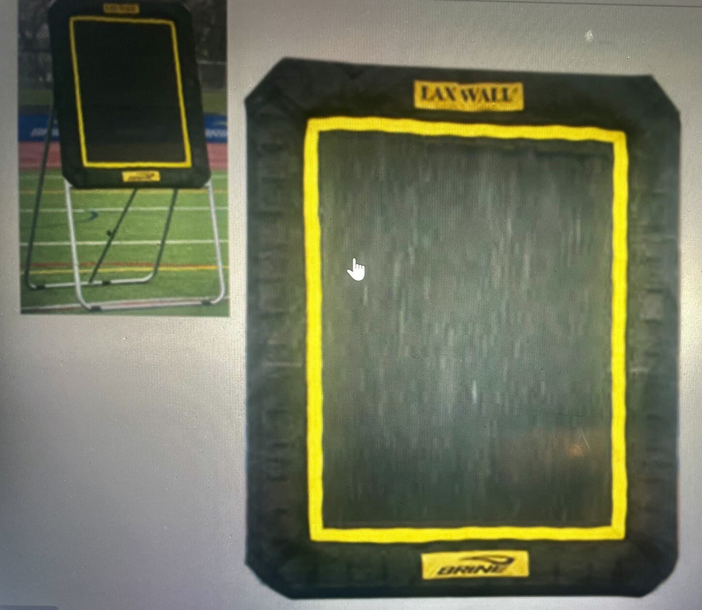Brine LaxWall Deluxe Lacrosse Ball Rebounder eBay