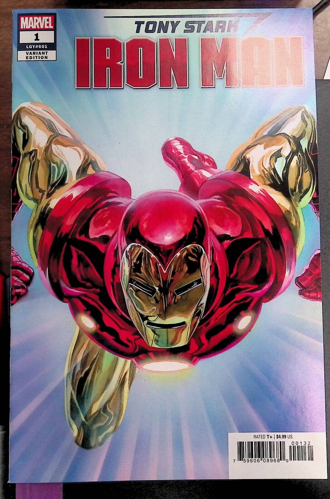 Tony Stark: Iron Man #1 (2018) 1:50 Alex Ross variant