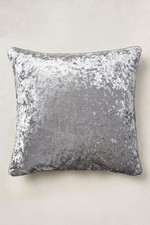 24" LARGE LUXURY CRUSHED VELVET CUSHION COVER, OPTION OF HOLLOWFIBRE PAD FILLING