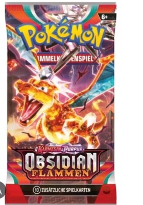 Obsidianflammen, 120x ONLINE Pokemon Booster TCG Live PHOTO QR INSTANT