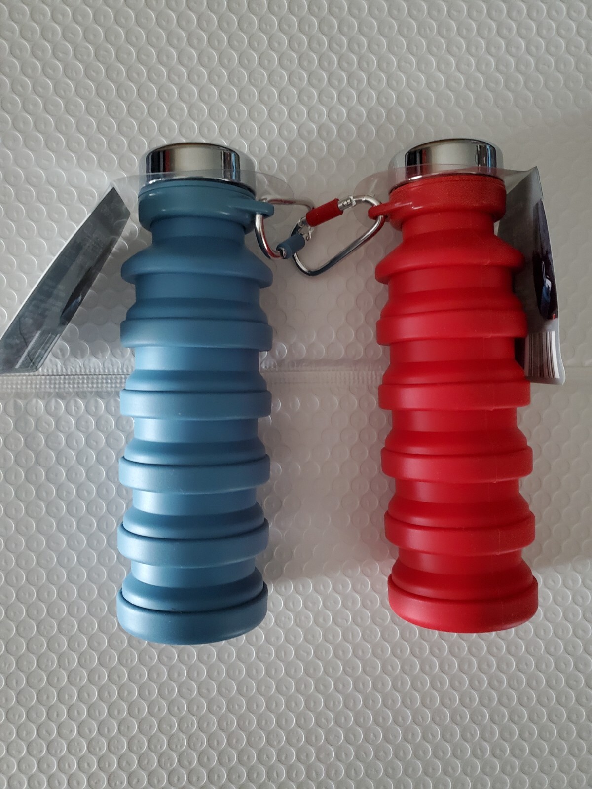 Collapsible Silicone Water Bottle Reuseable Sports Gym Travel Camping Hiking