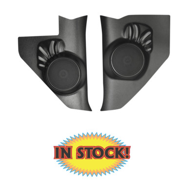 Custom Autosound PIO-KCB-56 - 1955-56 Chevy Car Kick Panel Speakers - 160 Watt