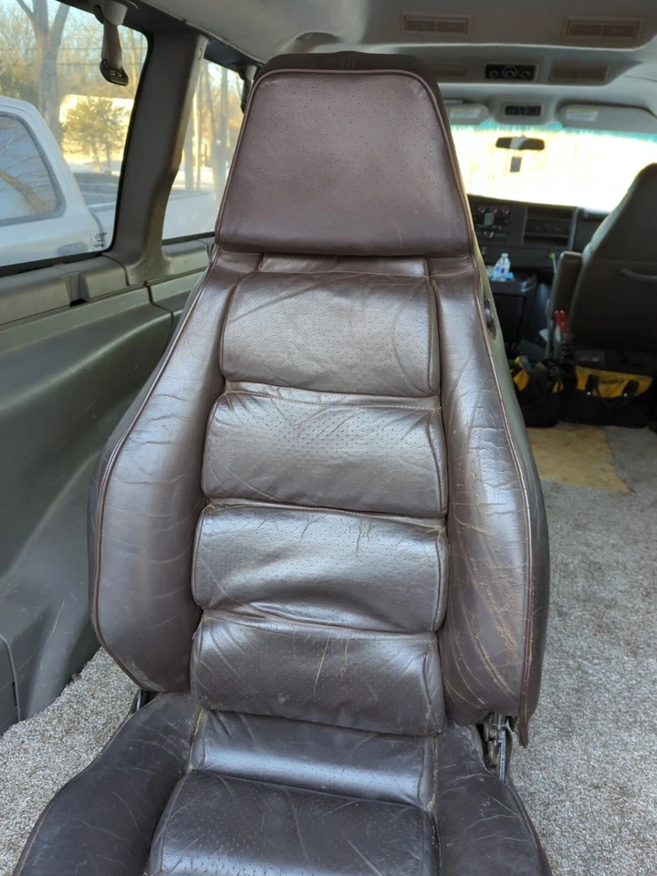Asiento delantero izquierdo del conductor 78-95 Porsche 928 OEM Foto 3 de 4